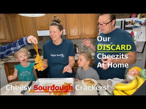 Discover the Magic of Homemade Cheesy Sourdough Crackers