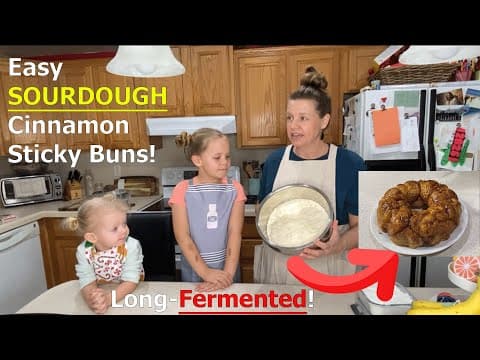 Discover the Delight of Long-Ferment Sourdough Cinnamon Sticky Buns