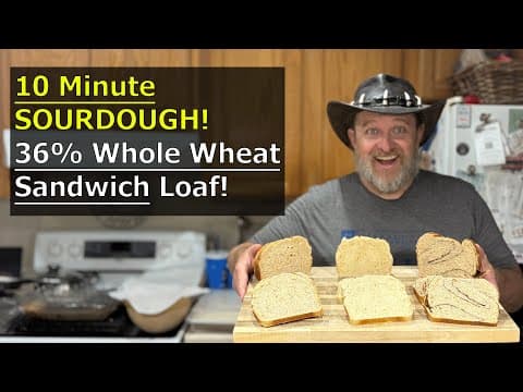 Unearthing Local Artisans: The Magic of 36% Whole Wheat Sourdough Sandwich Loaves
